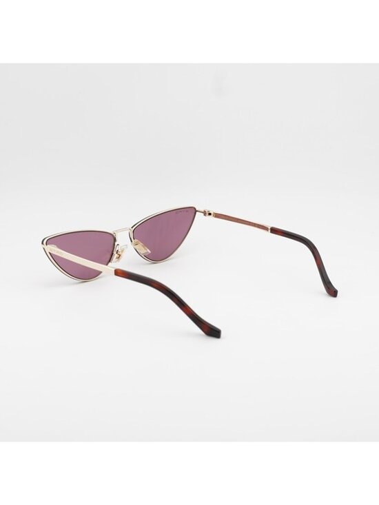 ETRO 0035/S 0000 W9 Sunglasses Gold Cat Eye Frame, Red Lenses main image 6